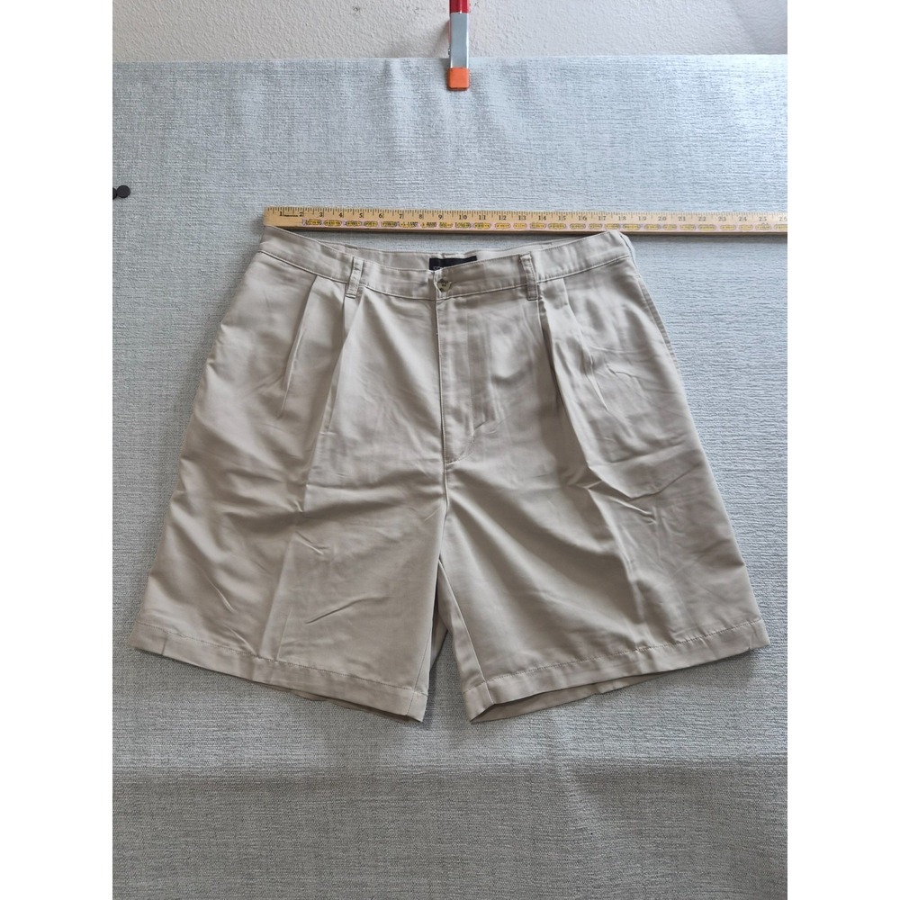 Croft & Barrow Chino Shorts Mens 38 Beige Golf Performance Tennis Resort Wear